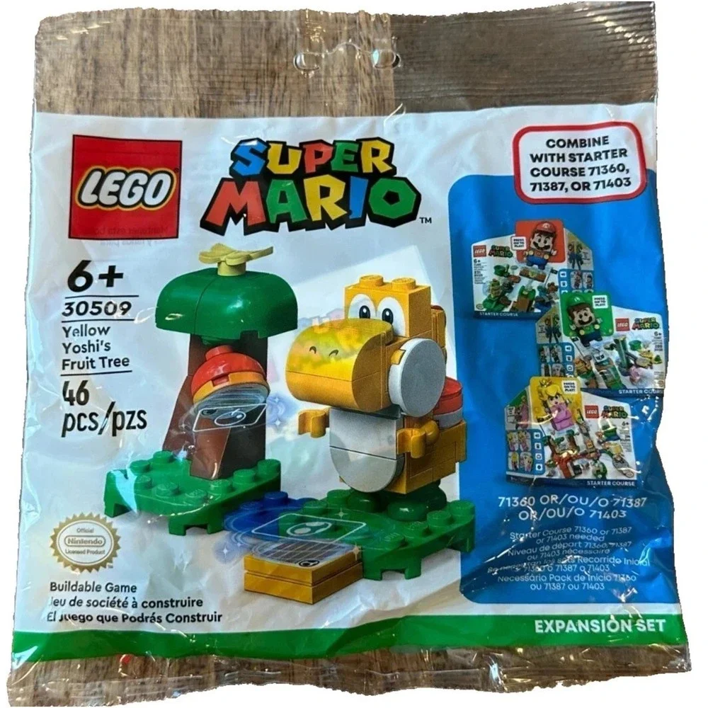 LEGO Super Mario: Yellow Yoshi's Fruit Tree Expansion Set (30509)